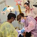 Dental Hygiene Students Seal Children’s Teeth